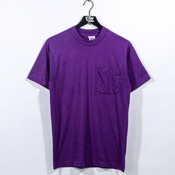 BVD Blank Selvedge Pocket T-Shirt Made in USA Medium VTG 90s Streetwear - Picture 1 of 5